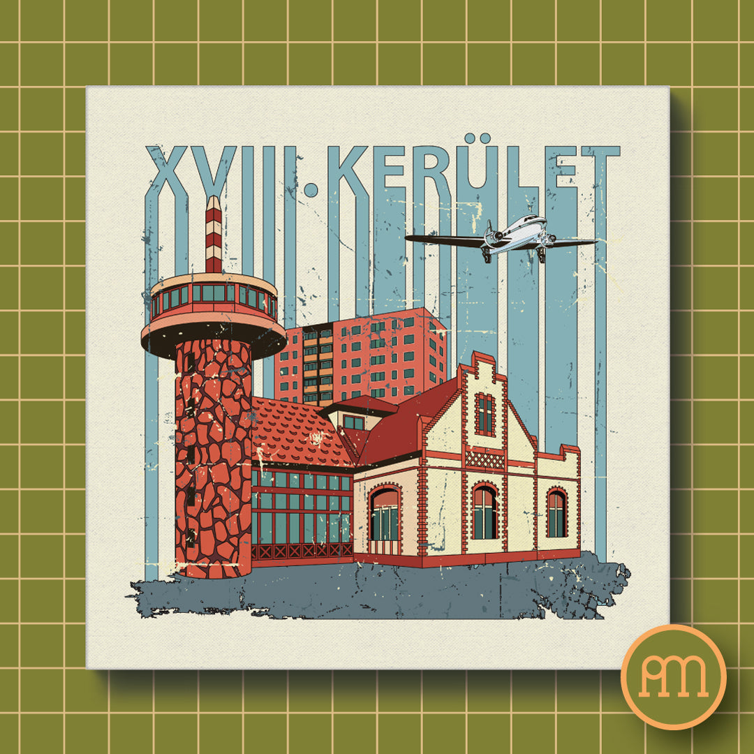 XVIII. kerület - falikép