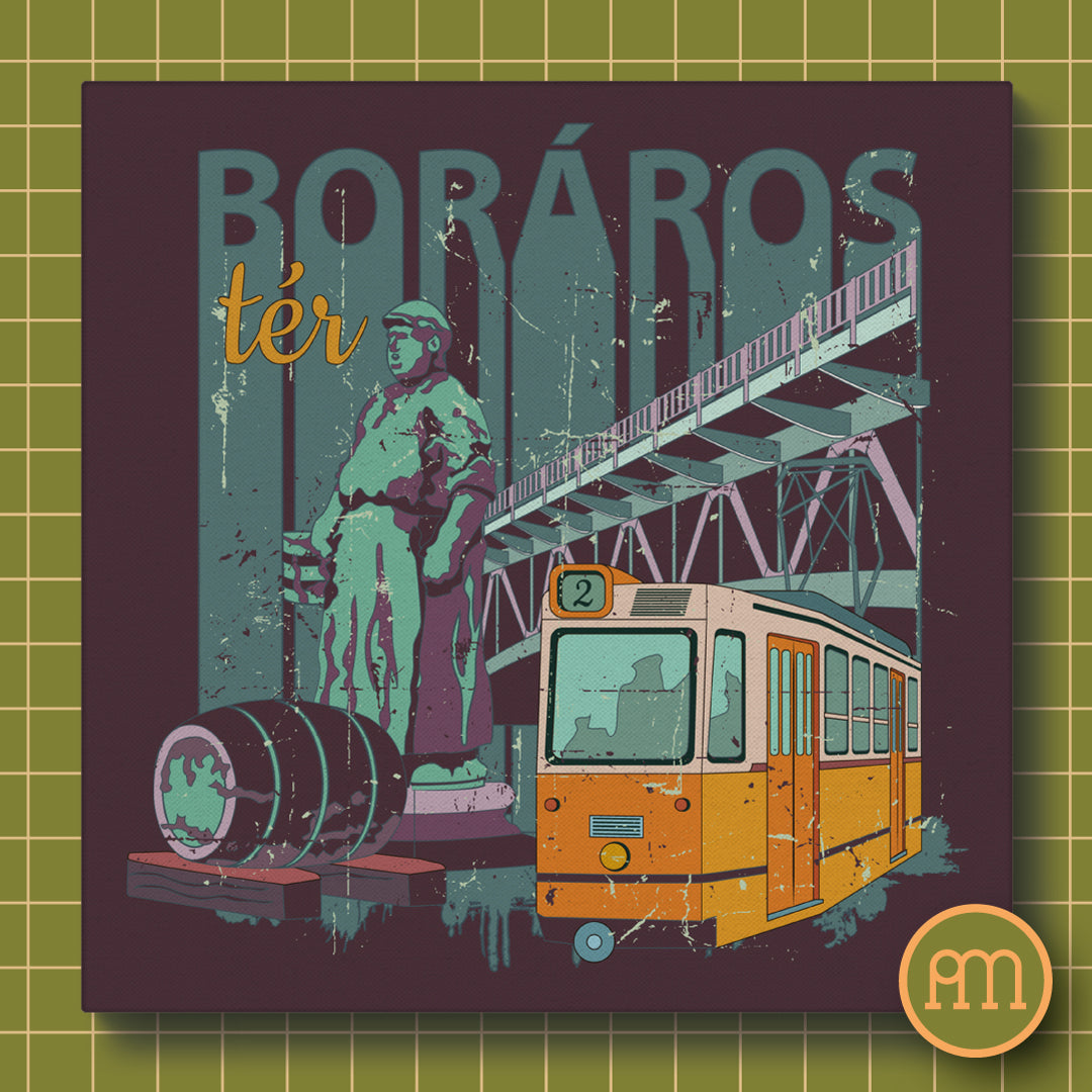 Boráros tér - falikép