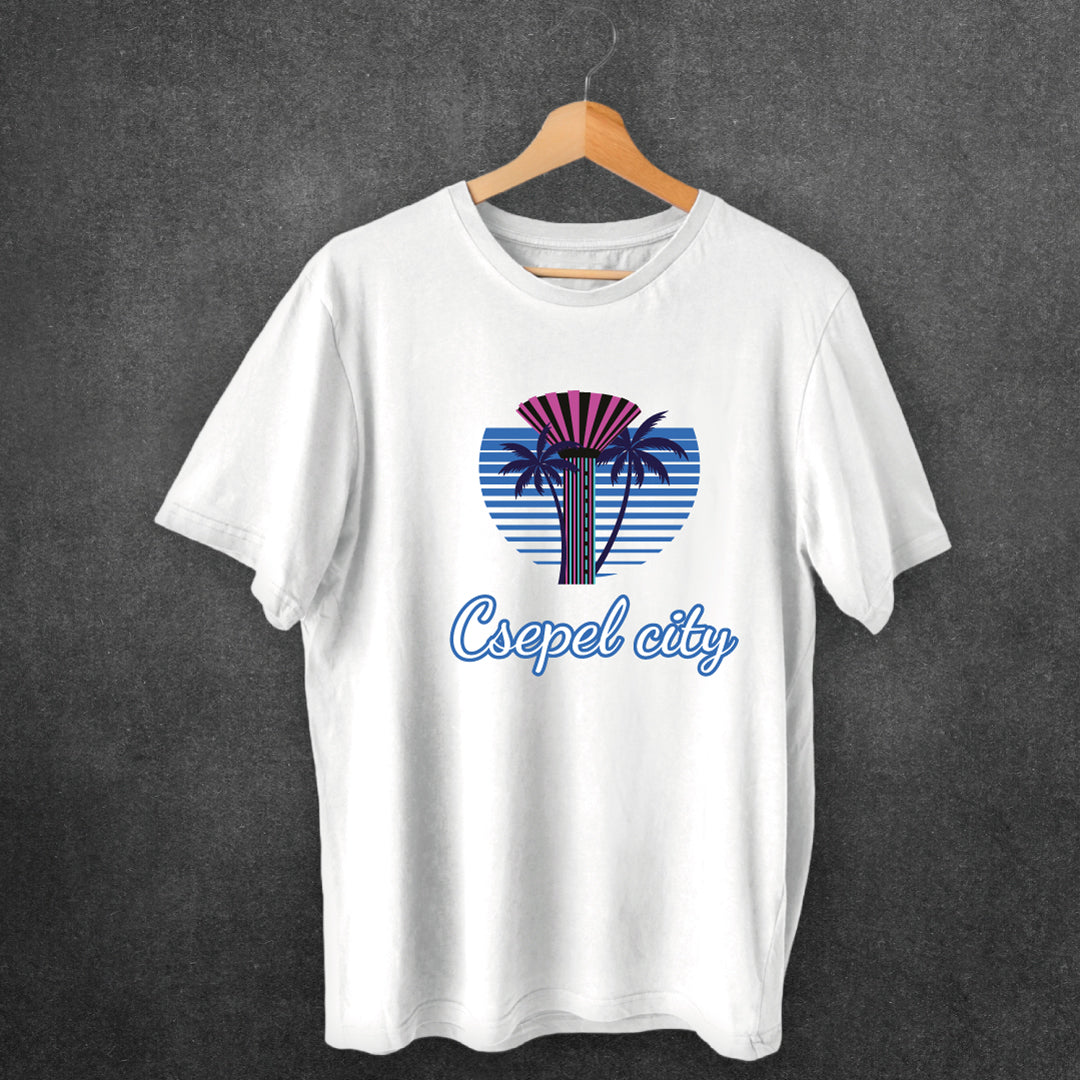 Csepel city pálmafás - póló