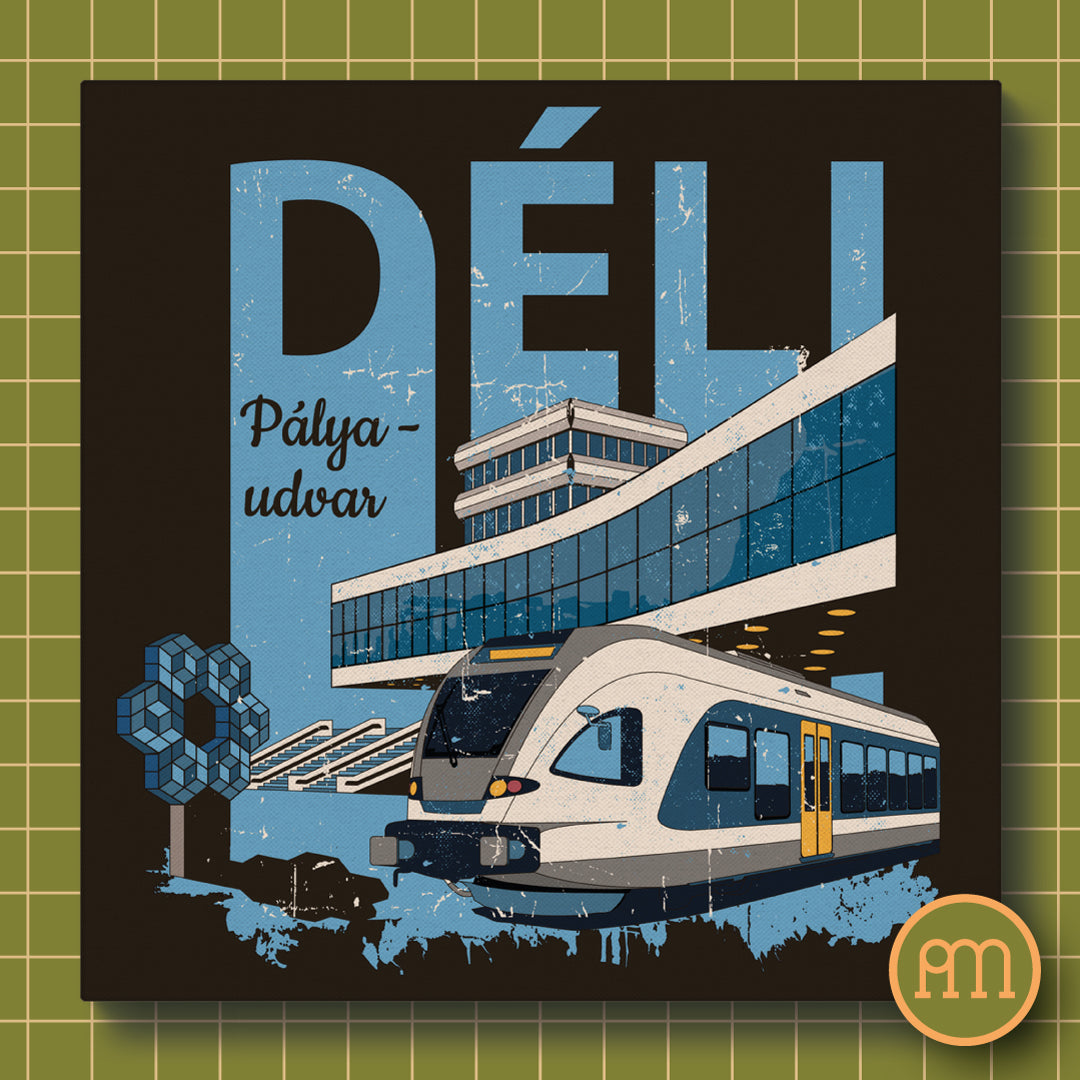 Déli pályaudvar - falikép