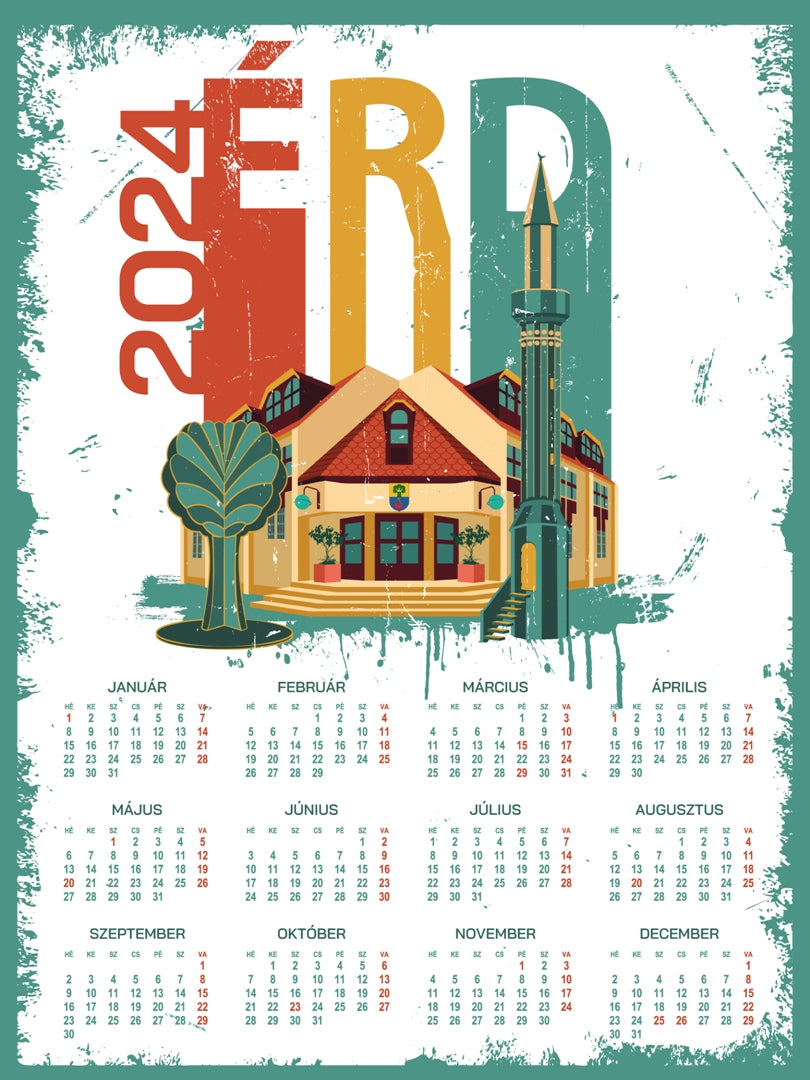 Érd 2024 - falinaptár