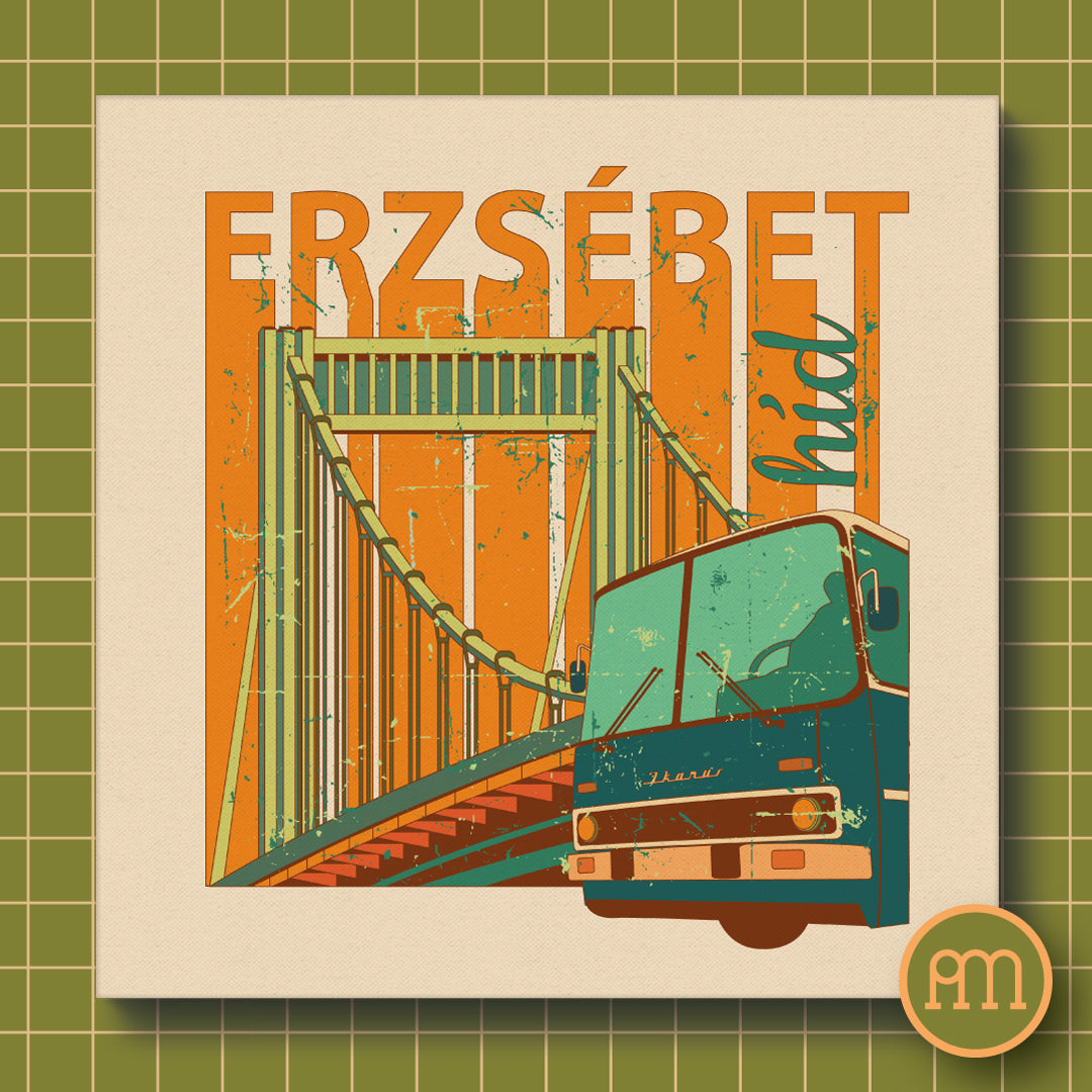 Erzsébet híd - falikép