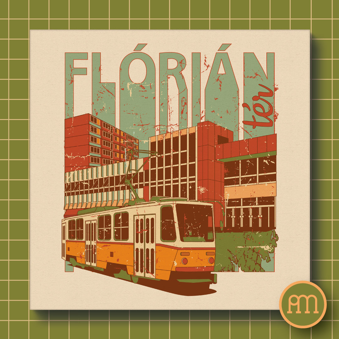 Flórián tér - falikép