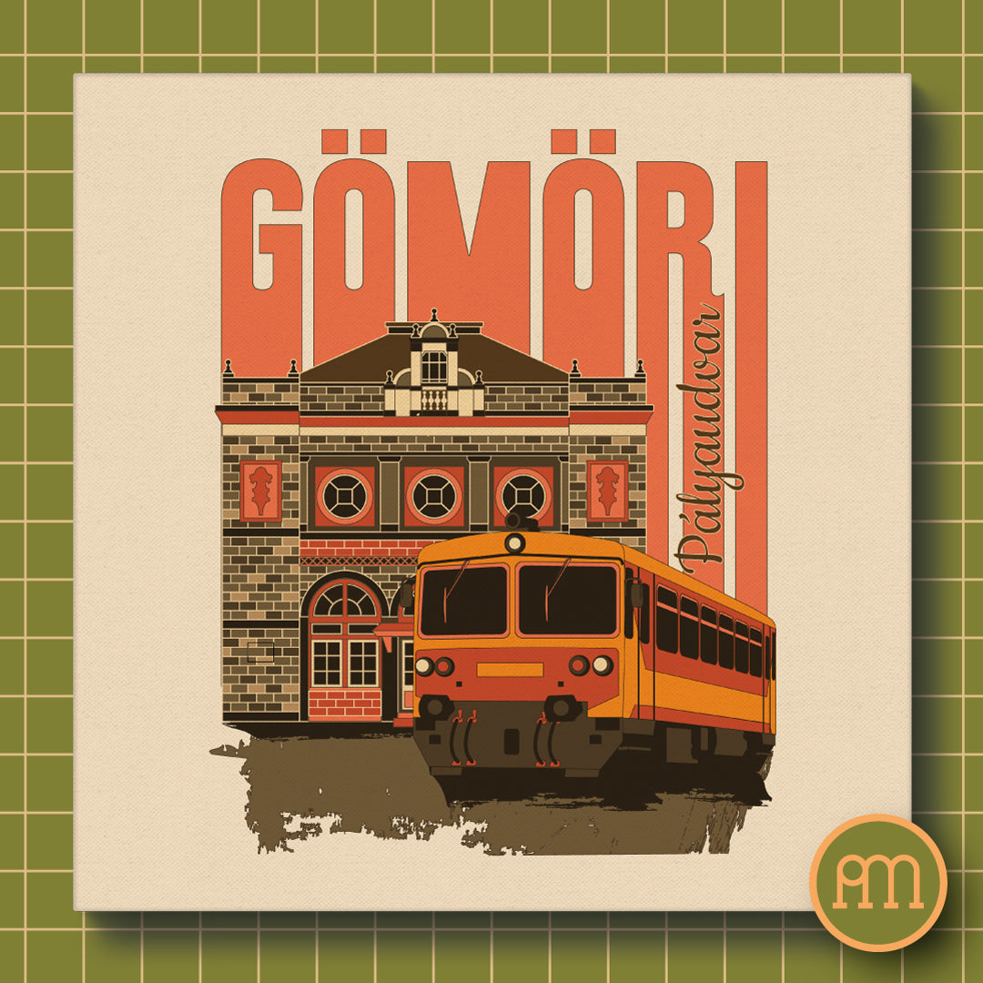 Gömöri pályaudvar - falikép