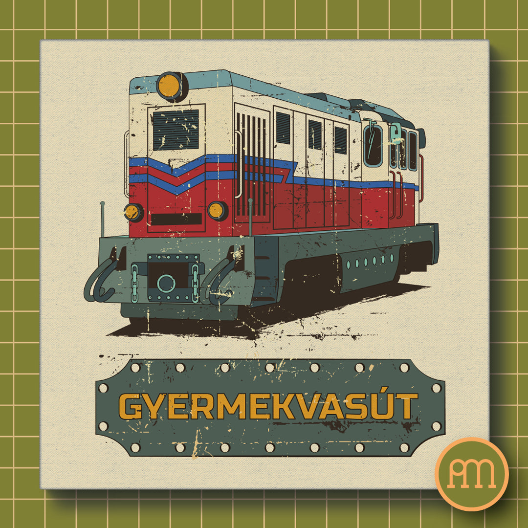 Gyermekvasút - falikép