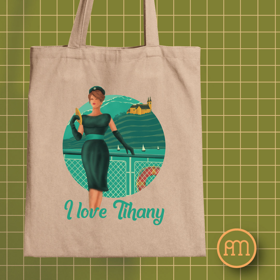 I love Tihany - vászontáska