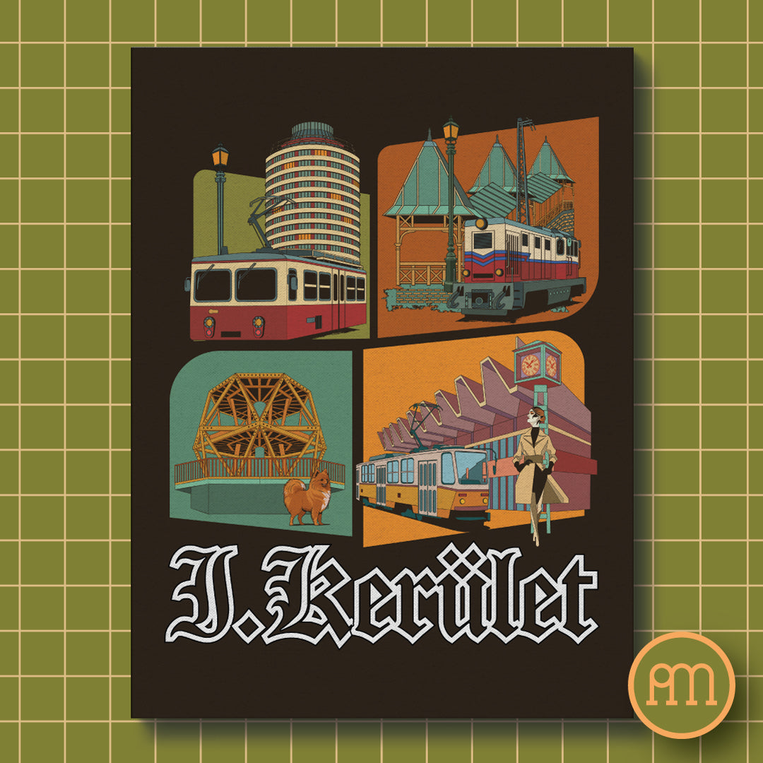 II. Kerület Montázs - falikép