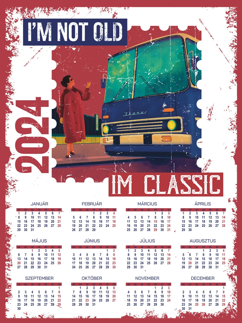 Classic Ikarus 2024 - falinaptár