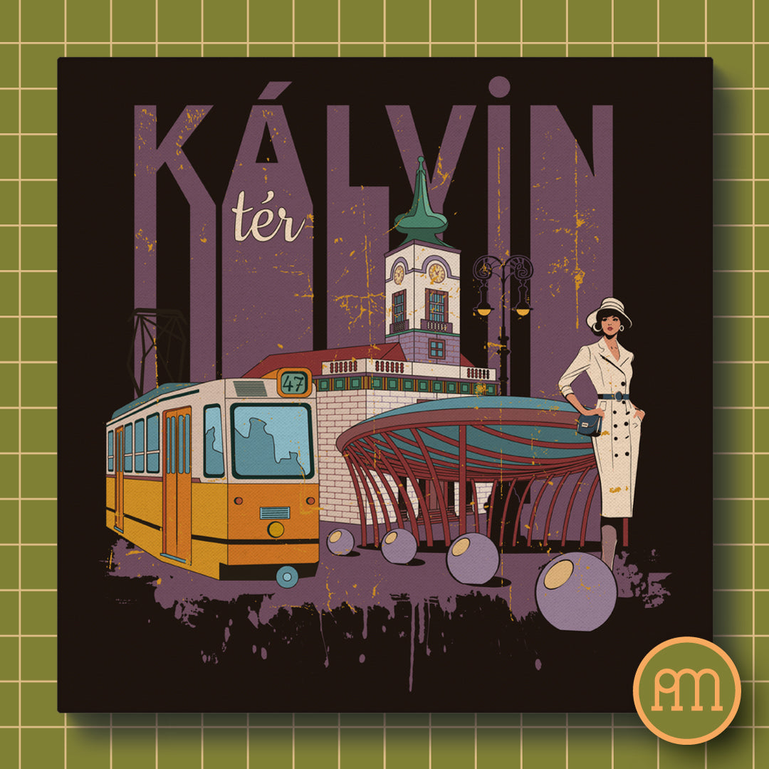 Kálvin tér - falikép