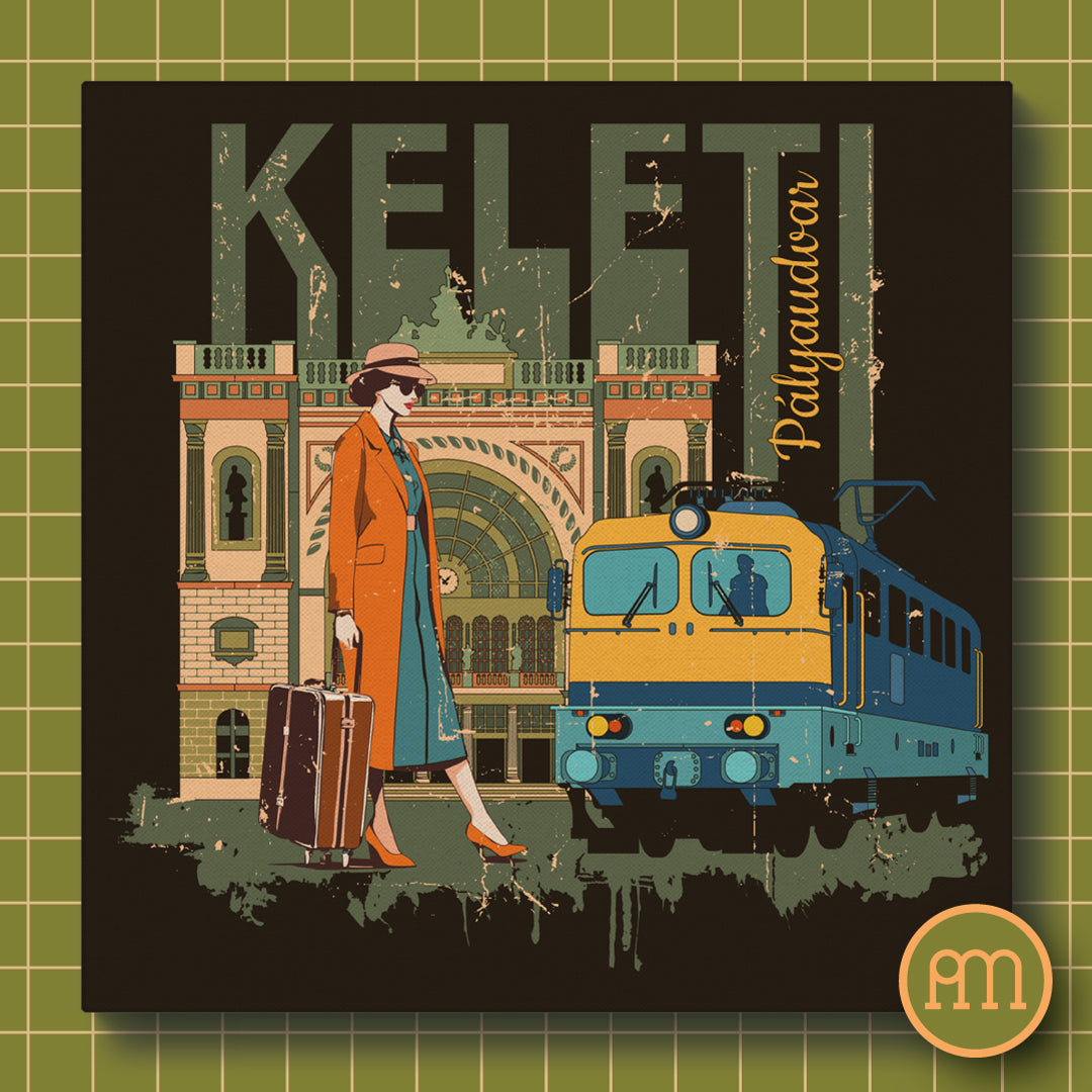 Keleti pályaudvar - falikép