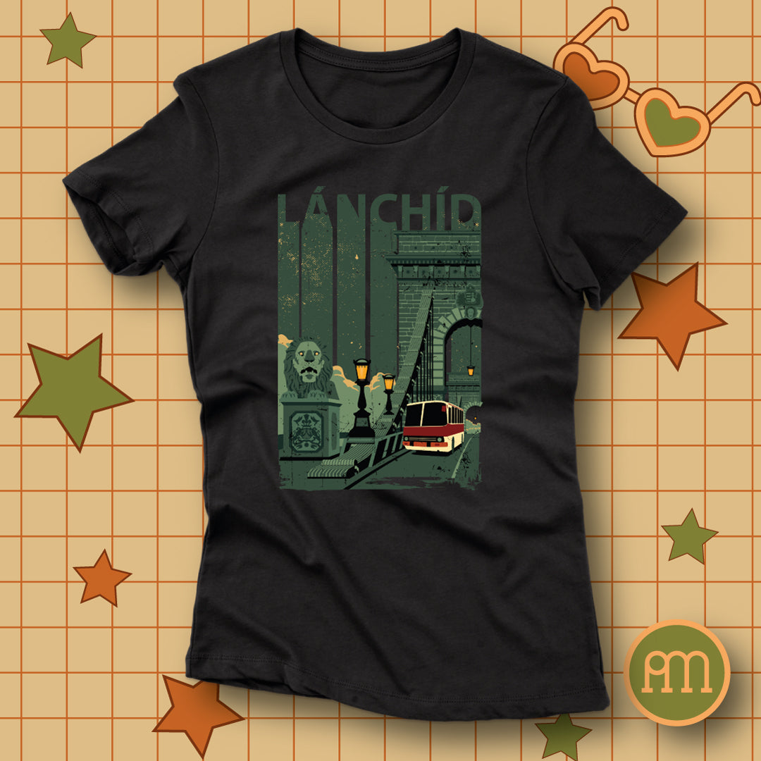 Lánchíd - retró póló