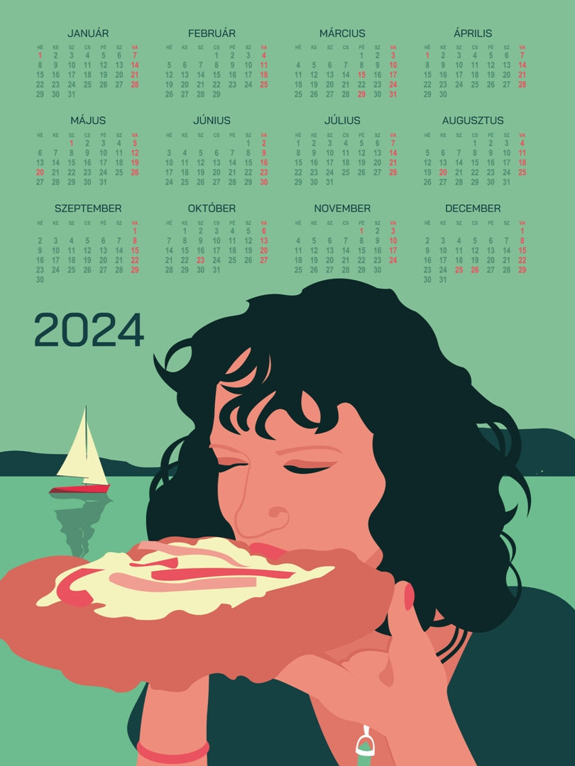 Lángos 2024 - falinaptár