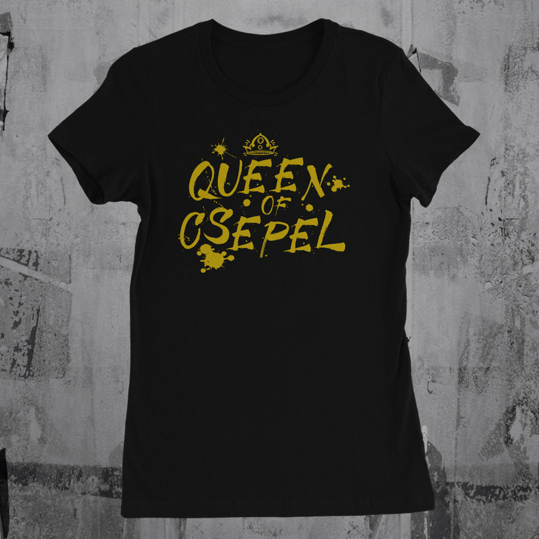 Queen and King of Csepel graffity - páros póló