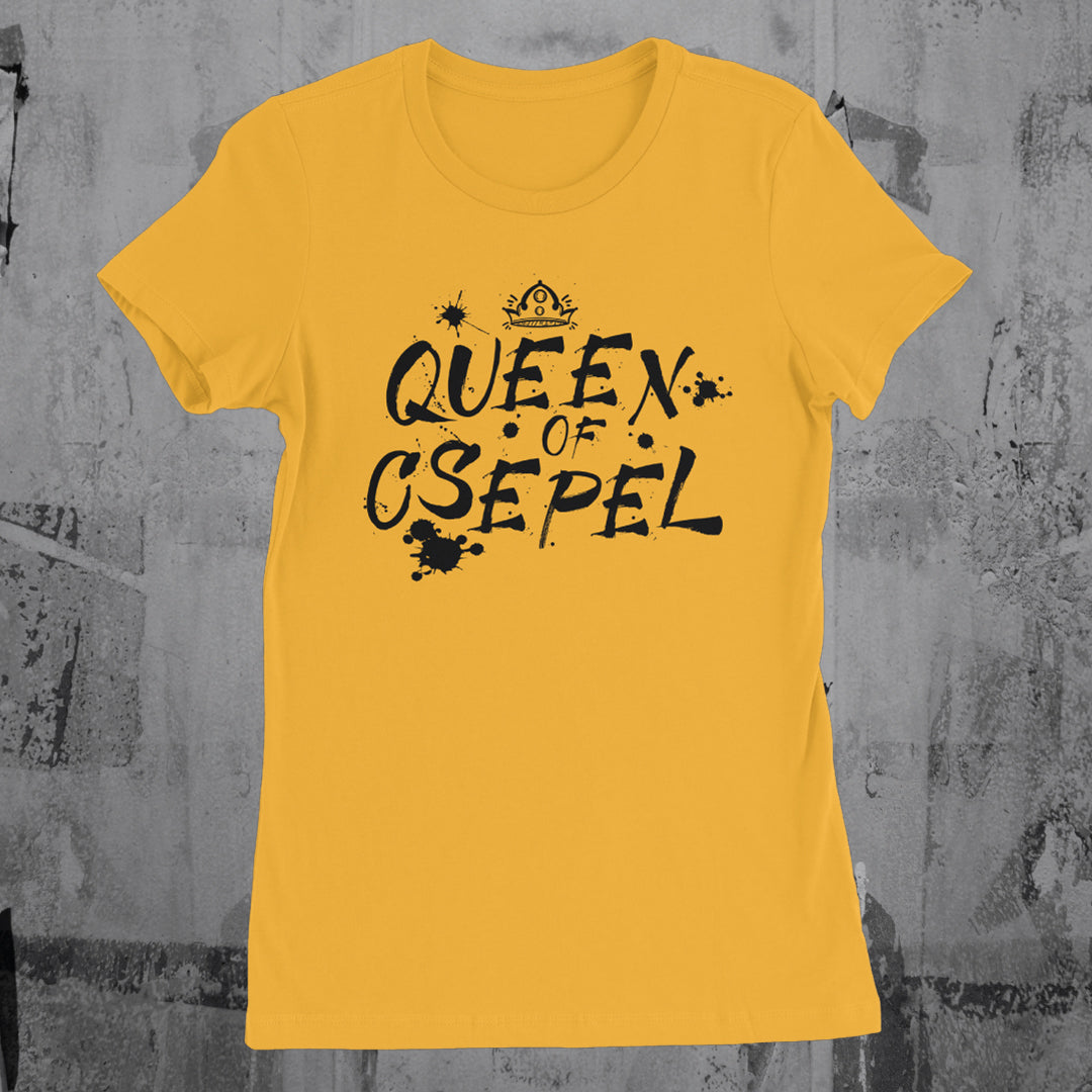 Queen of Csepel graffity - póló
