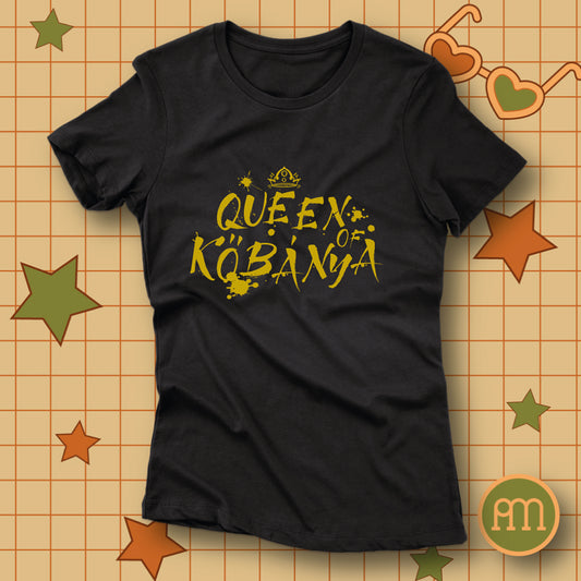 Queen of Kőbánya graffity - póló