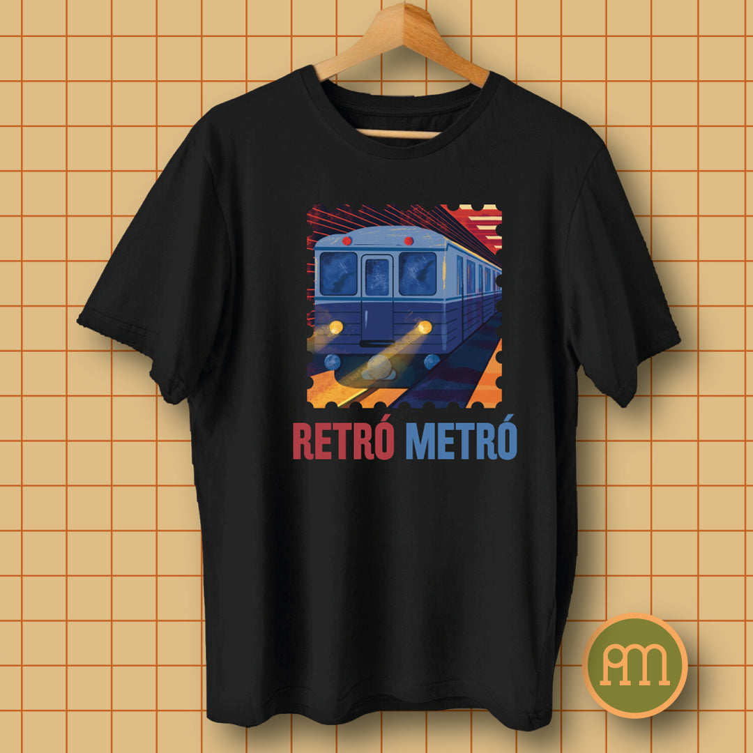 Retró Metró (feliratos) - póló