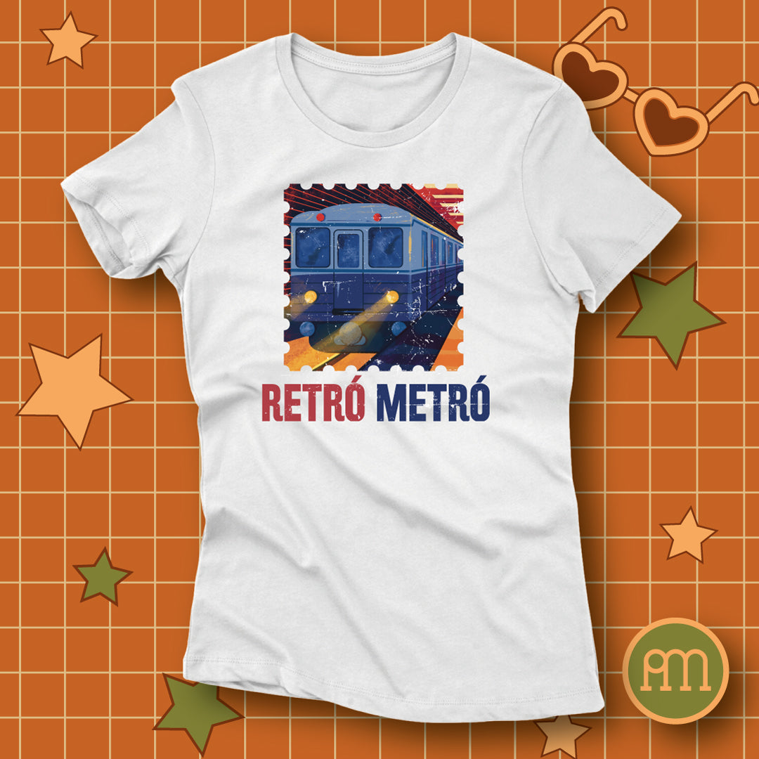 Retró Metró (feliratos) - póló