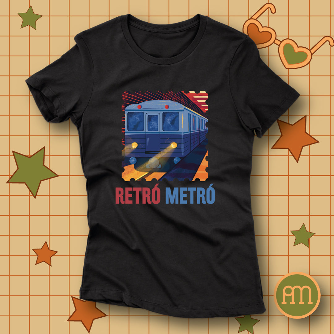 Retró Metró (feliratos) - póló