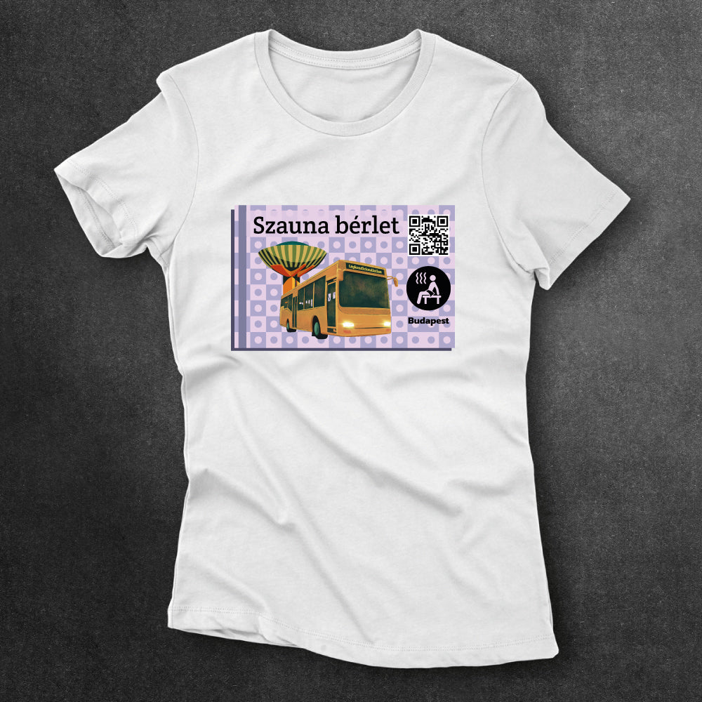 Szauna bérlet (Buszos) - póló