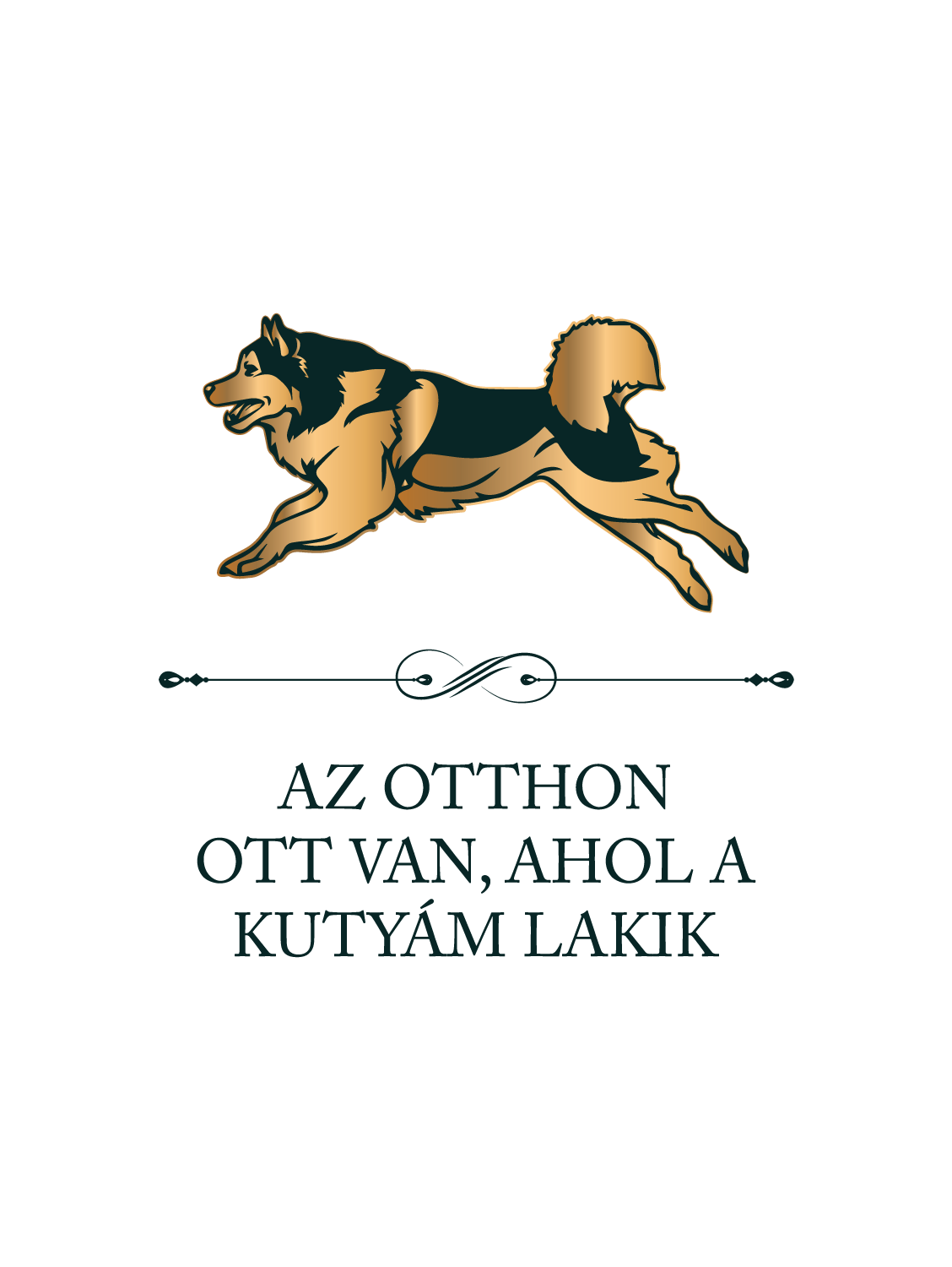 Alaszkai - Az otthon ott van, ahol a kutyám lakik - póló