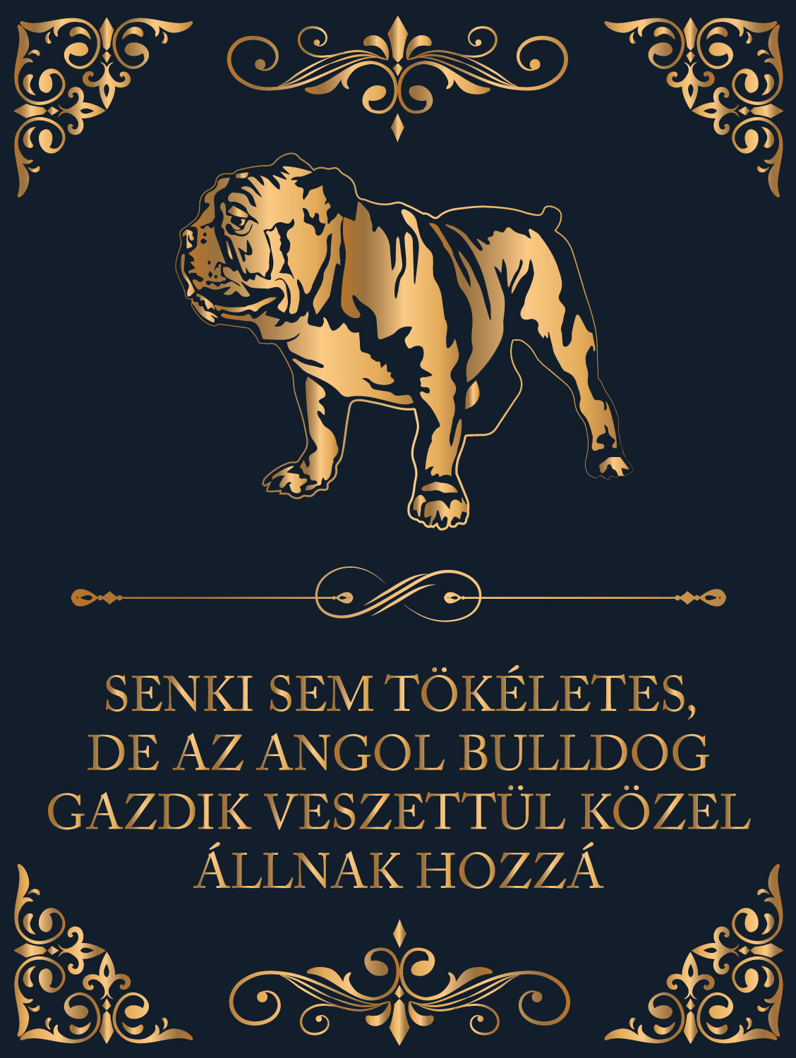 Tökéletes Angol Bulldog gazdik