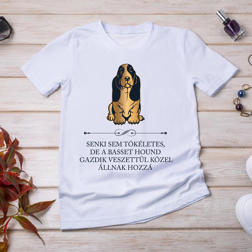 Tökéletes Basset hound gazdik - kutyás póló