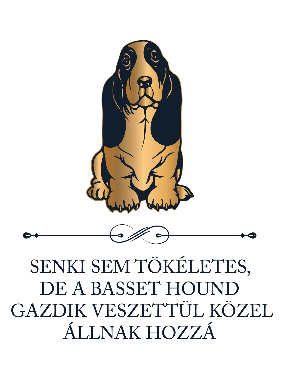 Tökéletes Basset hound gazdik - kutyás póló