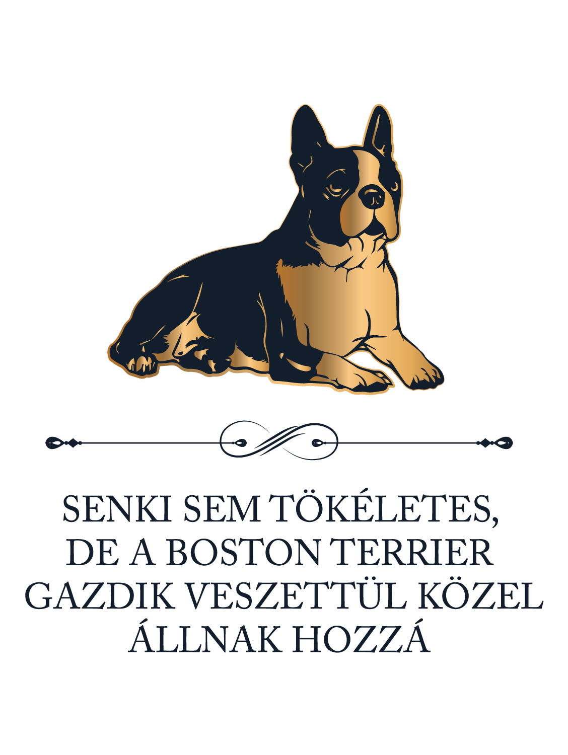 Tökéletes Boston terrier gazdik - kutyás póló