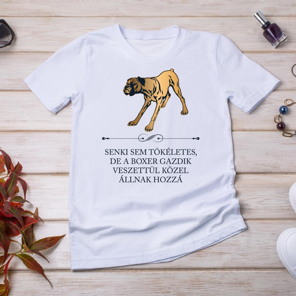 Tökéletes Boxer gazdik - kutyás póló