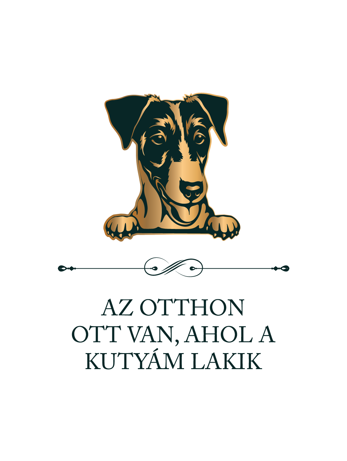 Fox terrier - Az otthon ott van, ahol a kutyám lakik - póló