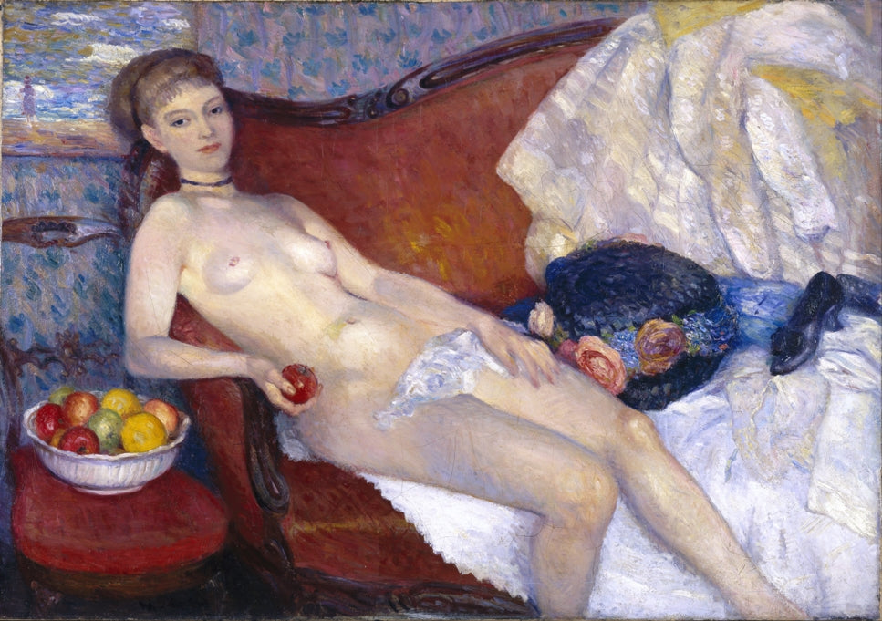 Glackens - Hölgy almákkal