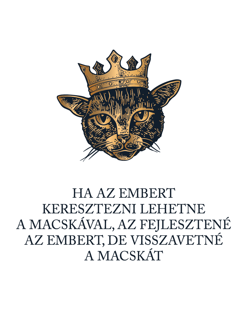 Ha az embert keresztezni lehetne a macskával - póló