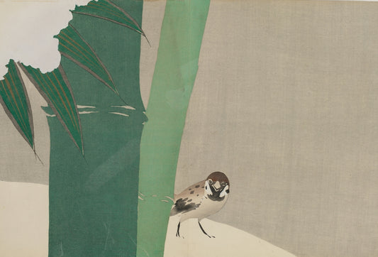 Kamisaka Sekka - Bambusz madárkával