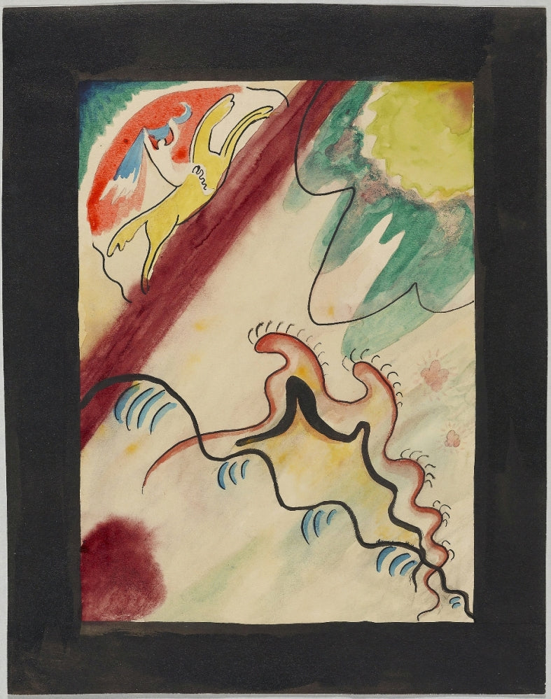 Vaszilij Kandinszkij - 'The Blue Rider' borítóterv VIII.