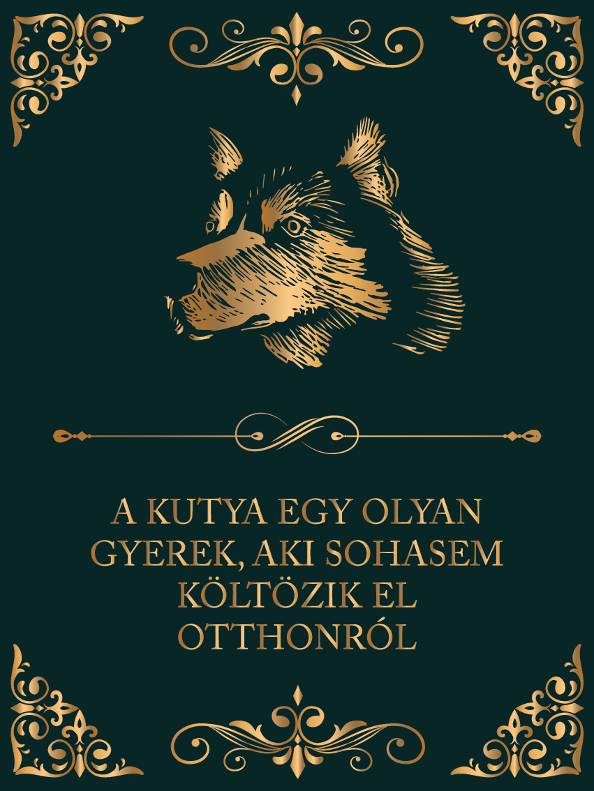 A kutya egy olyan gyerek...