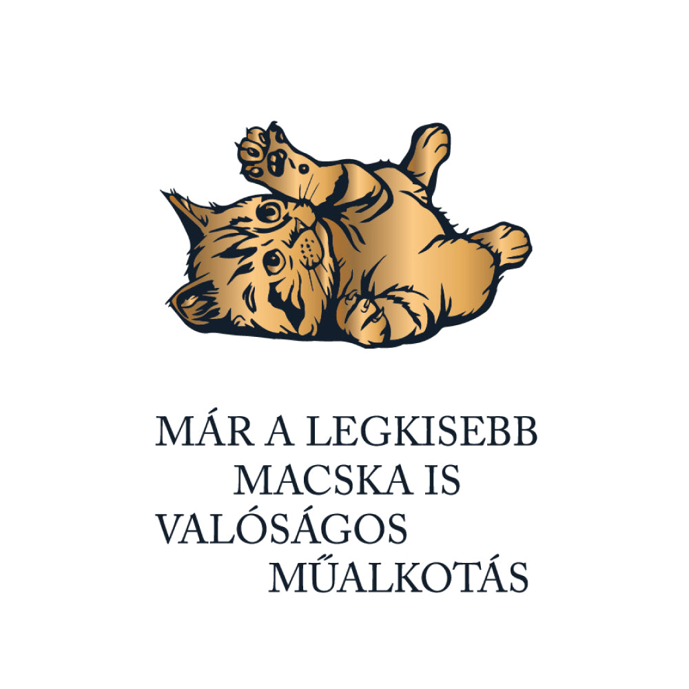 Macska egyenlő műalkotás - póló