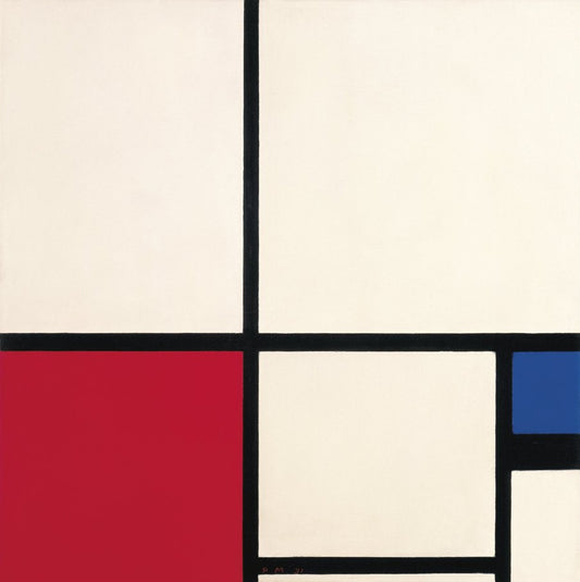 Mondrian - Piros, kék kompozíció - 1931