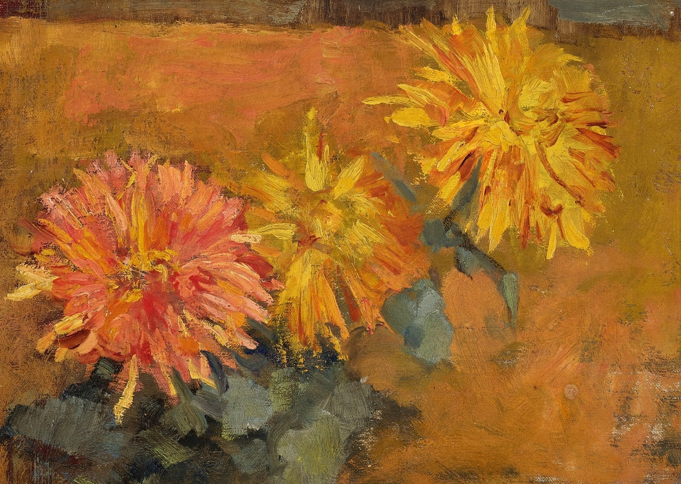 Mondrian - Sárga krizantém