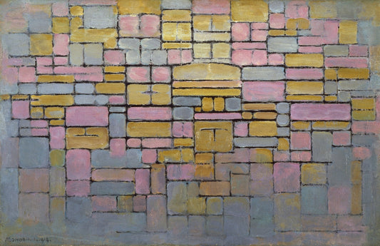 Mondrian - Színes kompozíció 1914 II
