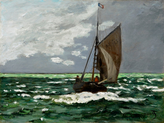 Claude Monet - Vihar a tengeren