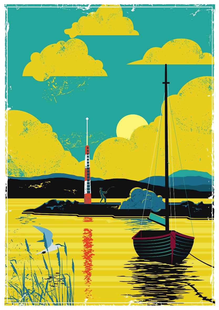 Napkelte a kikötőben