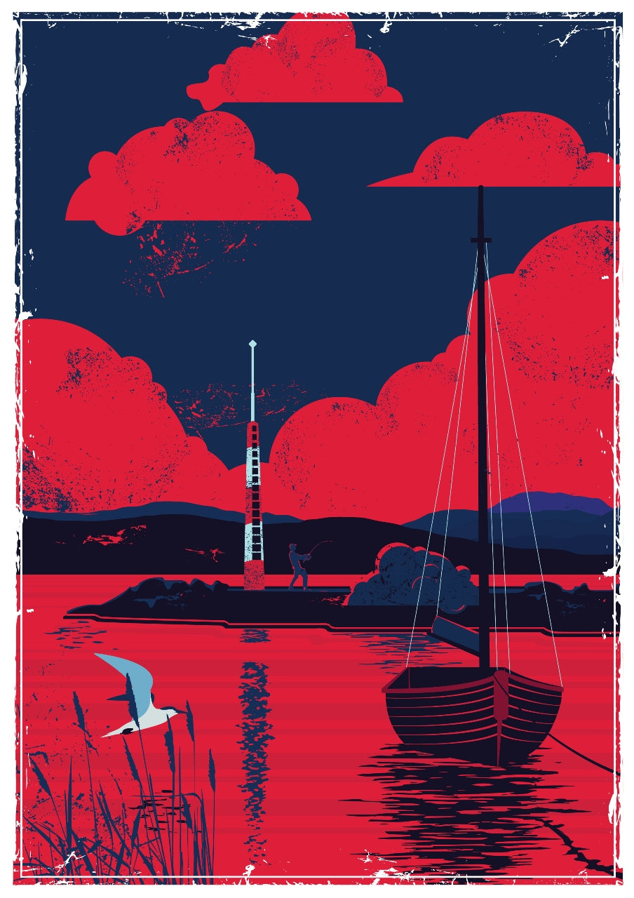 Napnyugta a kikötőben