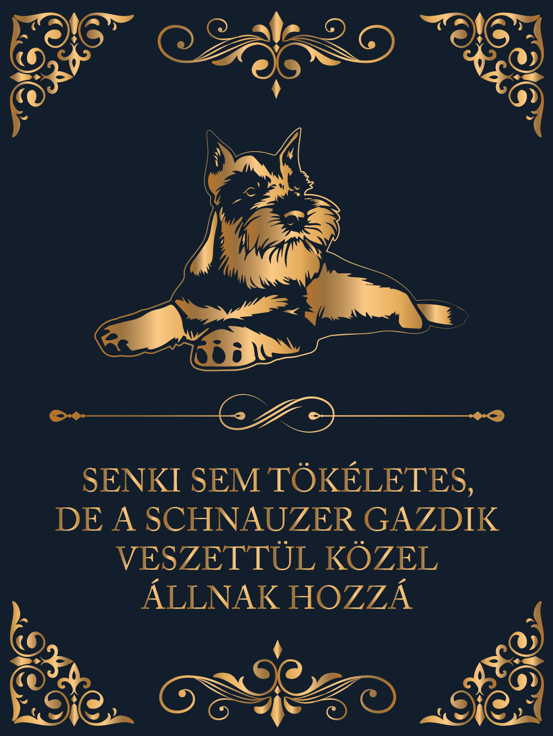 Tökéletes Schnauzer gazdik