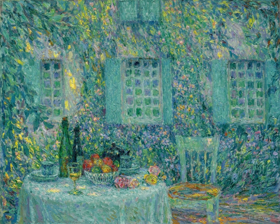 Henri Le Sidaner - Reggeliző asztal