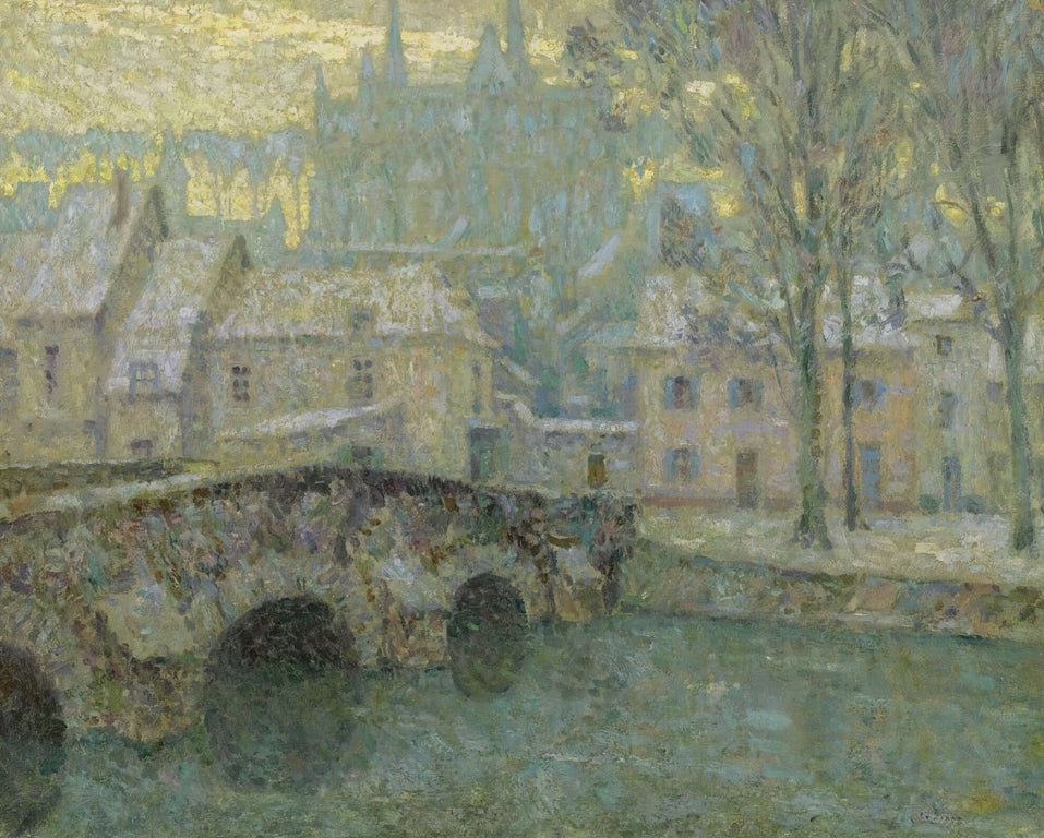 Henri Le Sidaner - Téli utcácska