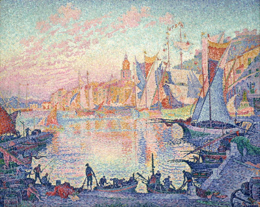 Signac - Saint Tropez kikötője