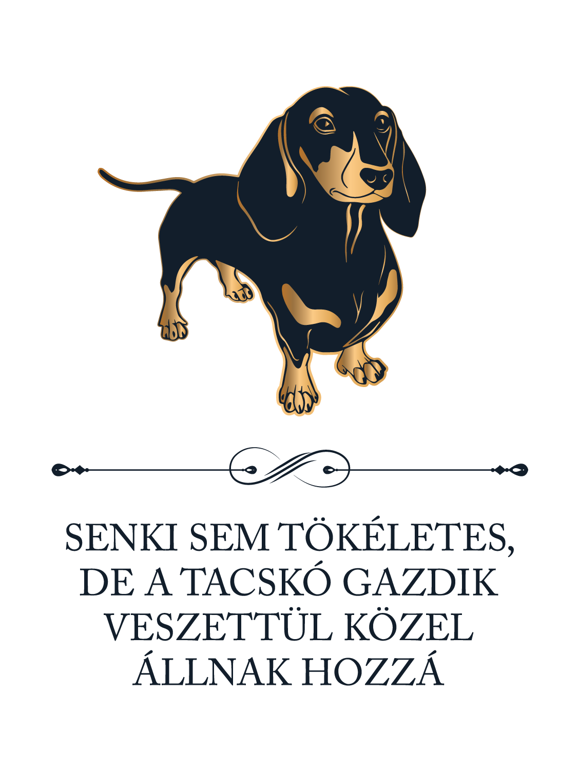 Tökéletes Tacskó gazdik - kutyás póló