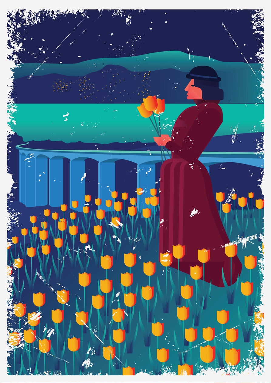 Tulipánmező a Völgyhídnál