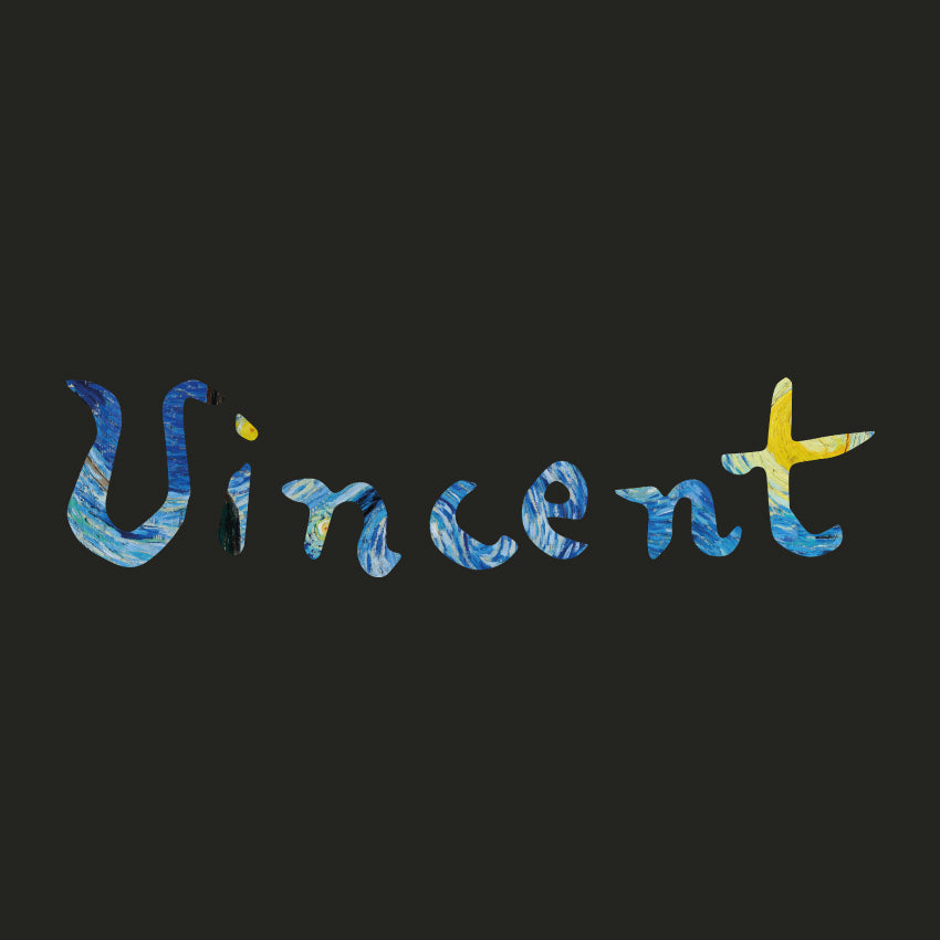 Vincent - Csillagos éj szignó - póló