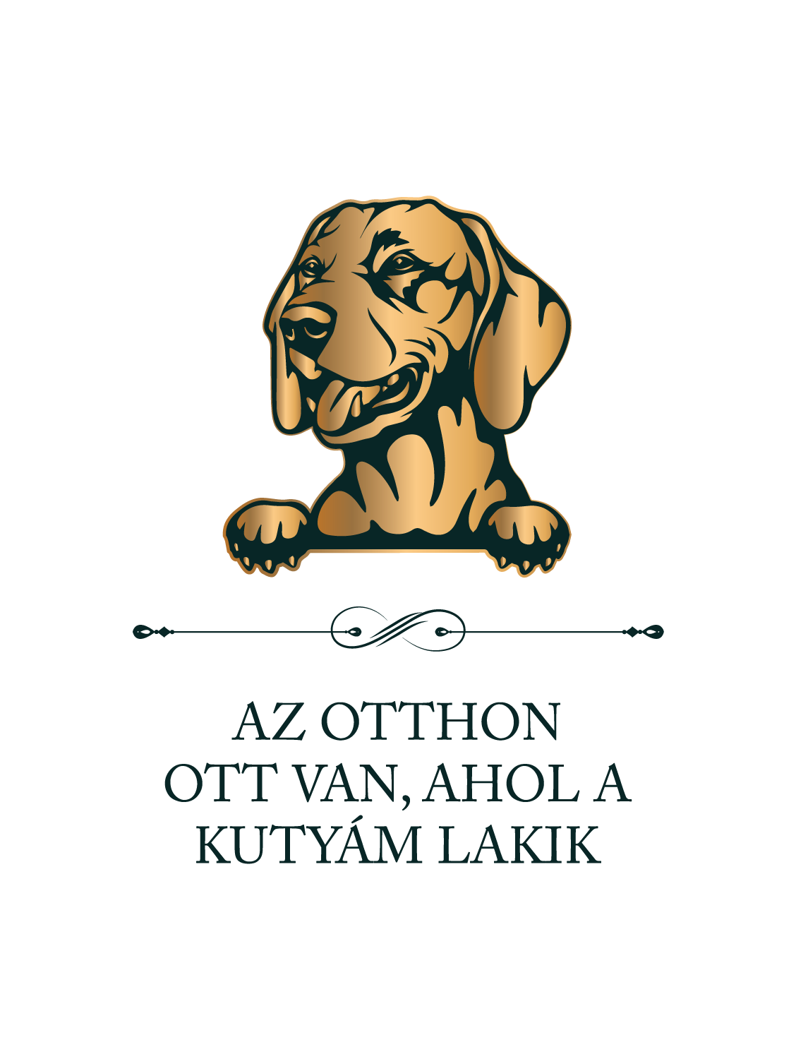 Vizsla - Az otthon ott van, ahol a kutyám lakik - póló